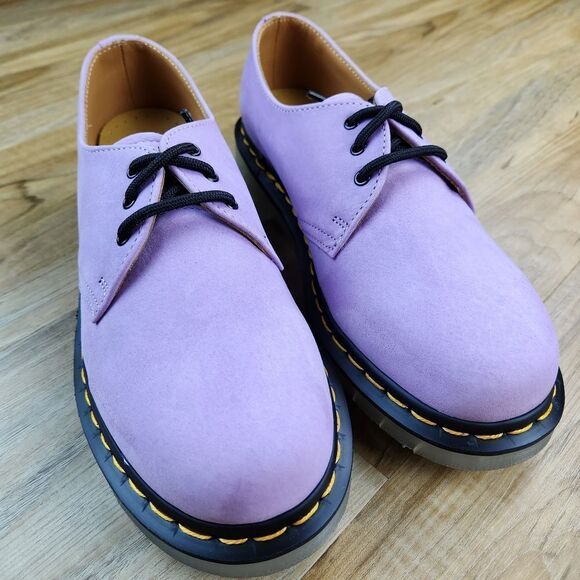 🩵NIB Dr. Martens Iced II Lilac Buttersoft Suede 1461 Oxfords Size 11 - Picture 5 of 14